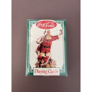 Coke Coca Cola Vintage‎ Playing Cards New Sealed Deck Santa Claus Christmas Game